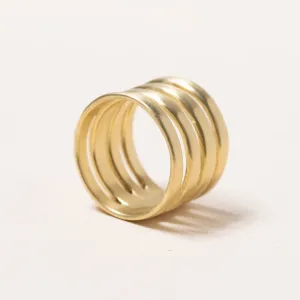 18K Four Band Ring