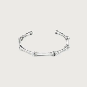 Bamboo Bangle Silver