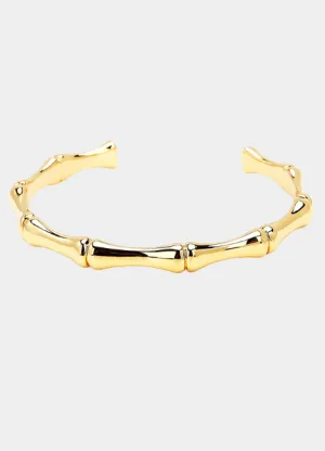 Bangle | Bambou | 18K Gold Plated