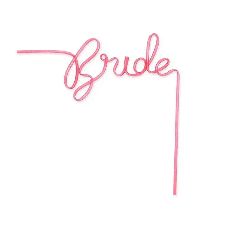 Bride Bachelorette Party Silly Straw