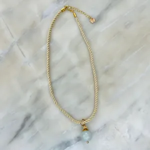 Jade Silk Twist Necklace