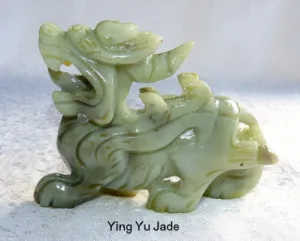 Kylin Brings Luck and Mischief  Traditional Chinese Jade Carving