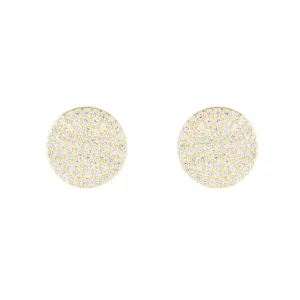 Melrose Pavé Disc Earrings