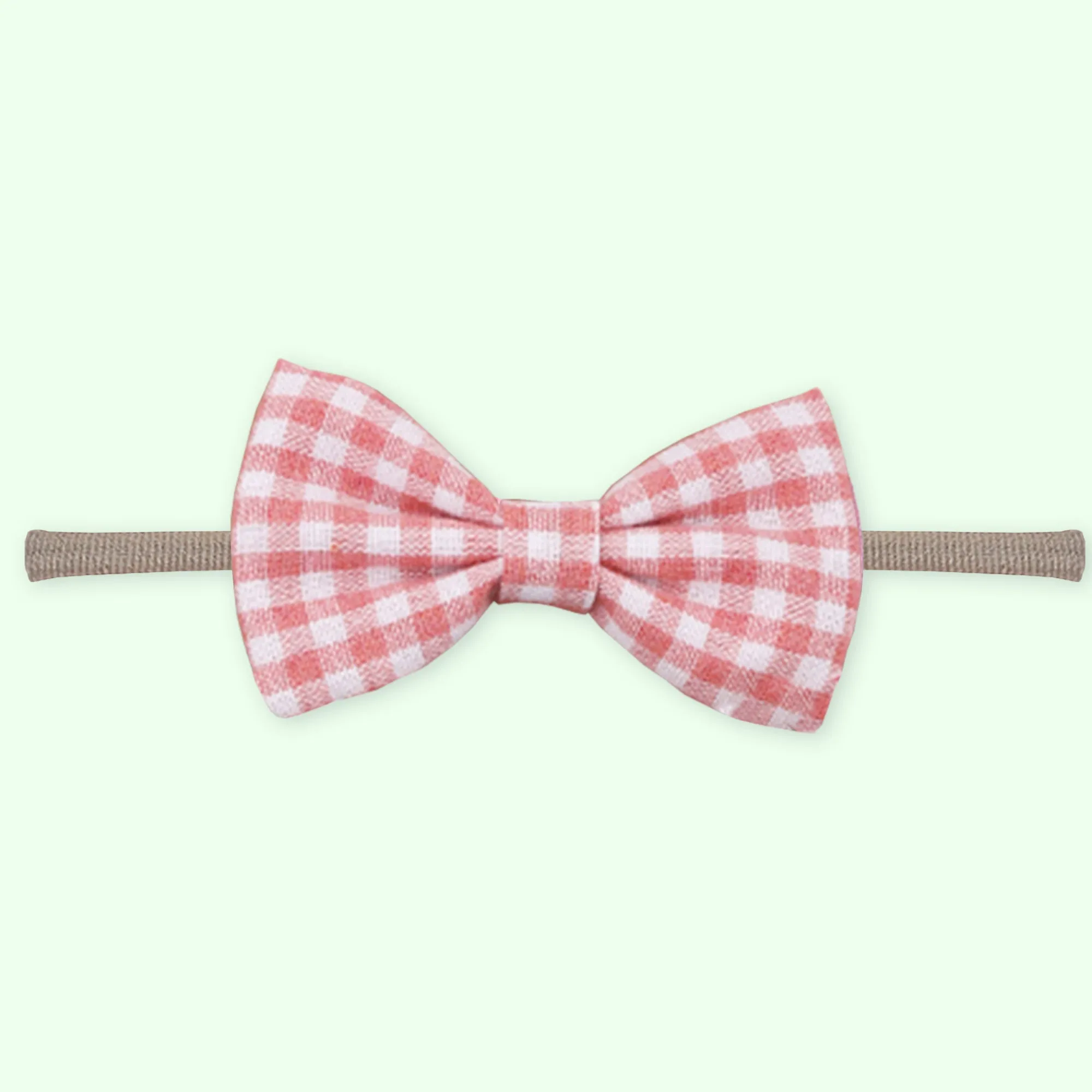 Polka Tots Floral Bow Headband with Bib Set - Pink