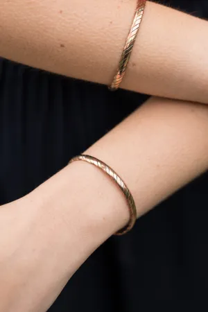 Slanted Stripes Bangle