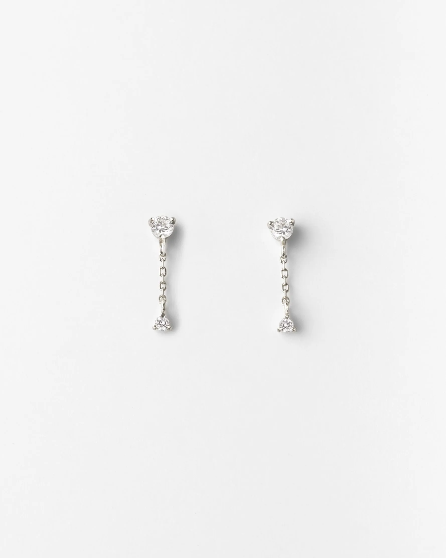 Elegant Starfall White Sapphire Earrings, Ideal for Luxury Gifting