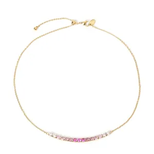 Zalia Gold Necklace - Rose